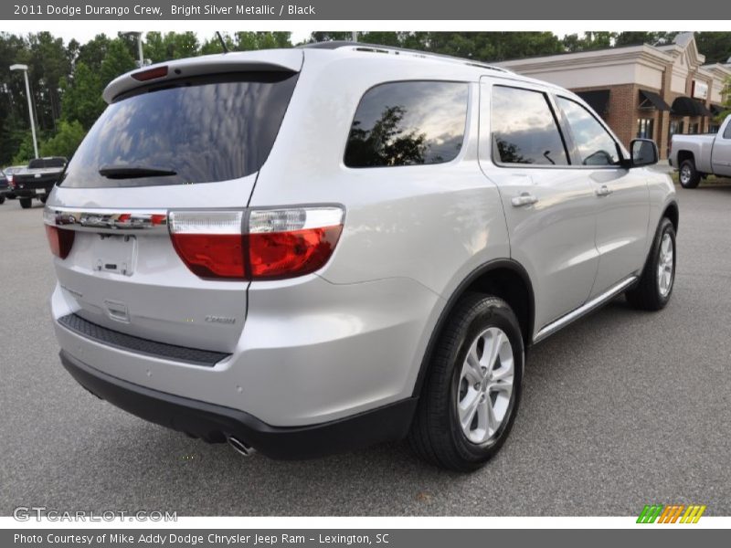 Bright Silver Metallic / Black 2011 Dodge Durango Crew