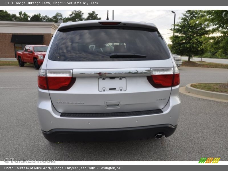 Bright Silver Metallic / Black 2011 Dodge Durango Crew