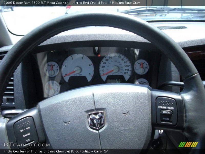 Inferno Red Crystal Pearl / Medium Slate Gray 2006 Dodge Ram 2500 SLT Mega Cab 4x4