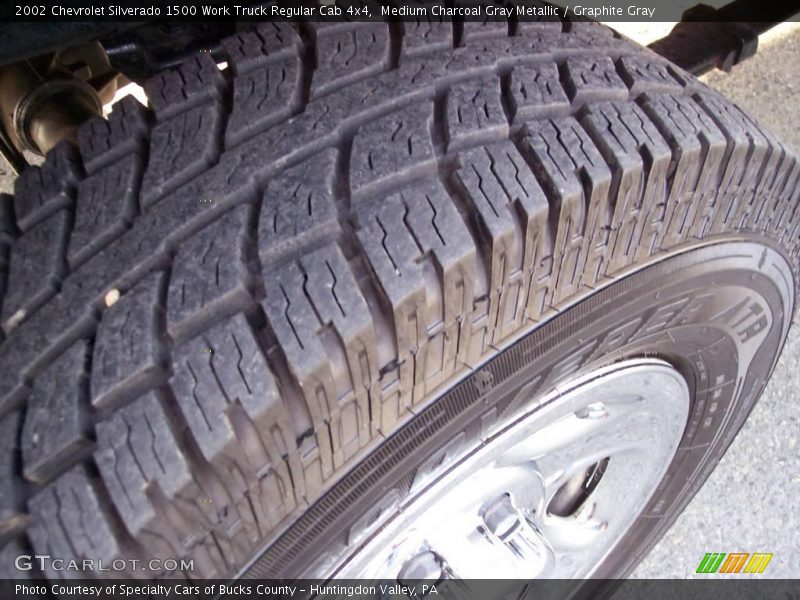 Medium Charcoal Gray Metallic / Graphite Gray 2002 Chevrolet Silverado 1500 Work Truck Regular Cab 4x4