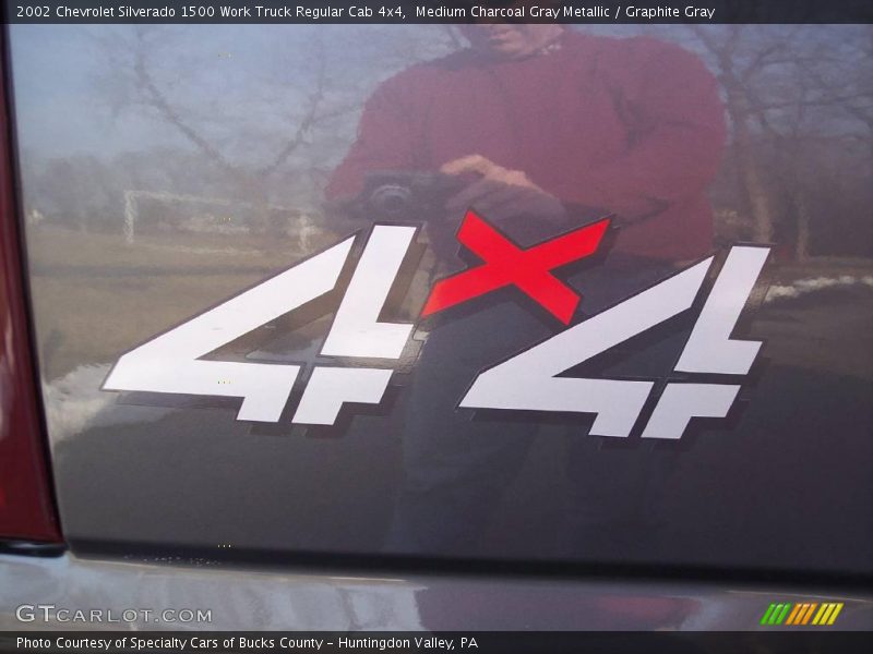 Medium Charcoal Gray Metallic / Graphite Gray 2002 Chevrolet Silverado 1500 Work Truck Regular Cab 4x4