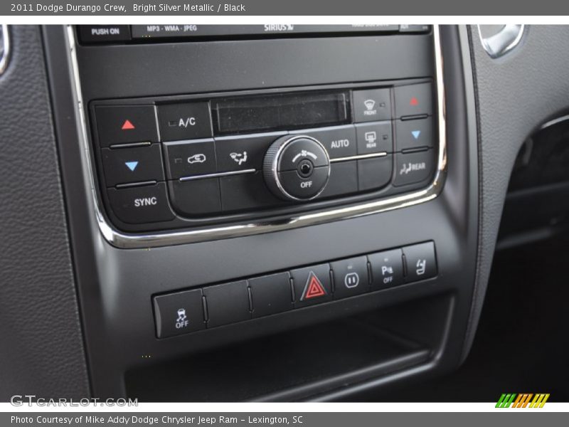 Controls of 2011 Durango Crew