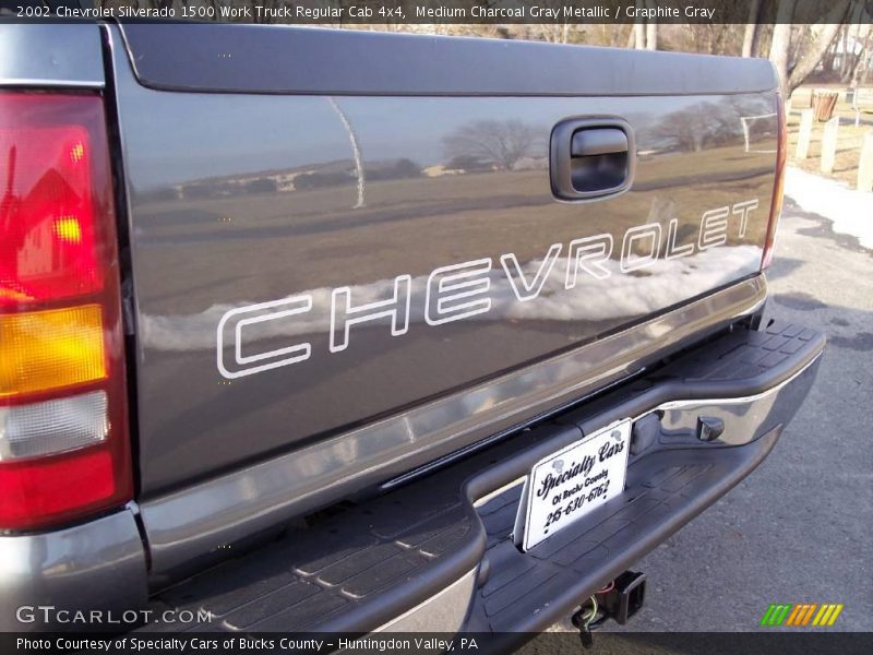 Medium Charcoal Gray Metallic / Graphite Gray 2002 Chevrolet Silverado 1500 Work Truck Regular Cab 4x4