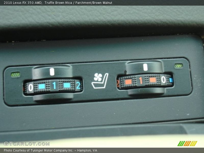 Truffle Brown Mica / Parchment/Brown Walnut 2010 Lexus RX 350 AWD