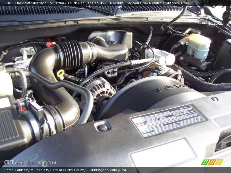 Medium Charcoal Gray Metallic / Graphite Gray 2002 Chevrolet Silverado 1500 Work Truck Regular Cab 4x4