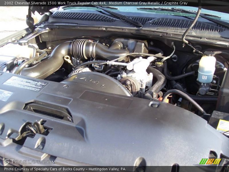 Medium Charcoal Gray Metallic / Graphite Gray 2002 Chevrolet Silverado 1500 Work Truck Regular Cab 4x4