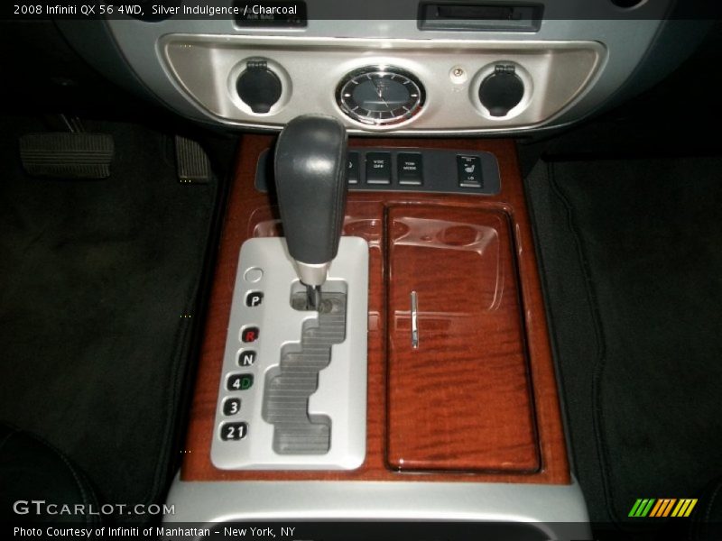 Silver Indulgence / Charcoal 2008 Infiniti QX 56 4WD