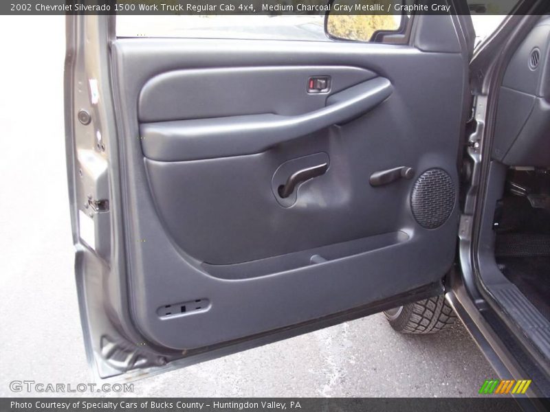 Medium Charcoal Gray Metallic / Graphite Gray 2002 Chevrolet Silverado 1500 Work Truck Regular Cab 4x4