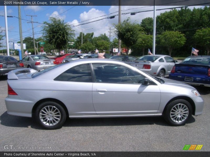 Satin Silver Metallic / Ivory 2005 Honda Civic LX Coupe
