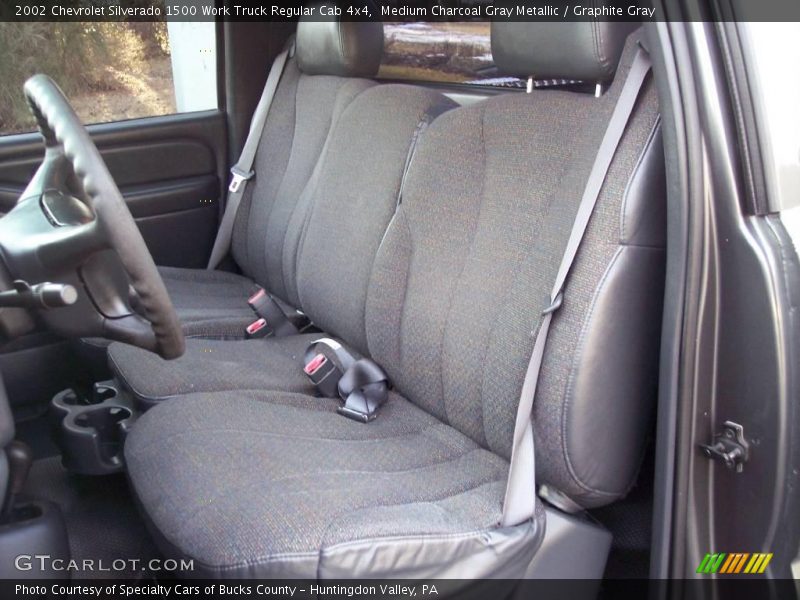 Medium Charcoal Gray Metallic / Graphite Gray 2002 Chevrolet Silverado 1500 Work Truck Regular Cab 4x4