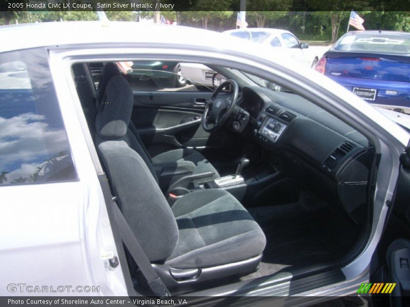 Satin Silver Metallic / Ivory 2005 Honda Civic LX Coupe