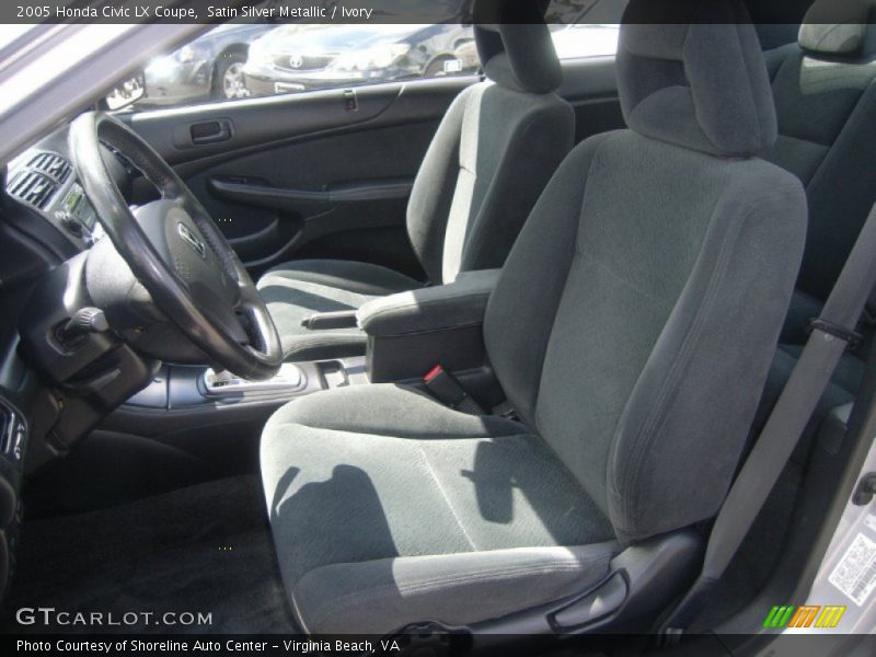 Satin Silver Metallic / Ivory 2005 Honda Civic LX Coupe