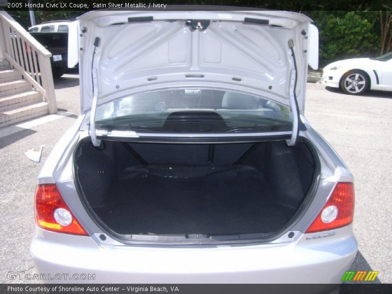 Satin Silver Metallic / Ivory 2005 Honda Civic LX Coupe