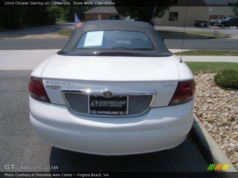 Stone White / Sandstone 2004 Chrysler Sebring LXi Convertible