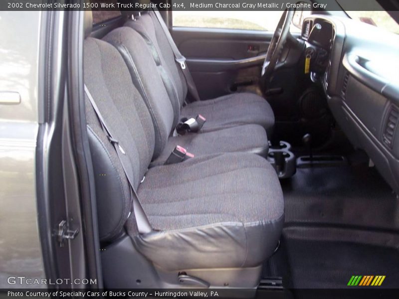 Medium Charcoal Gray Metallic / Graphite Gray 2002 Chevrolet Silverado 1500 Work Truck Regular Cab 4x4