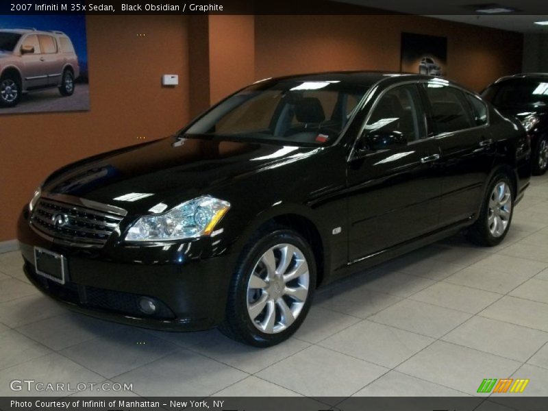 Black Obsidian / Graphite 2007 Infiniti M 35x Sedan