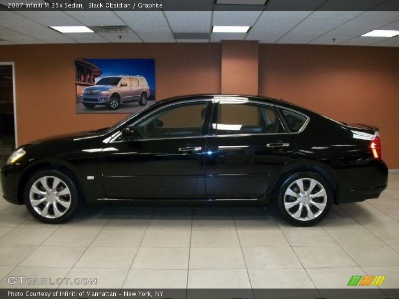 Black Obsidian / Graphite 2007 Infiniti M 35x Sedan