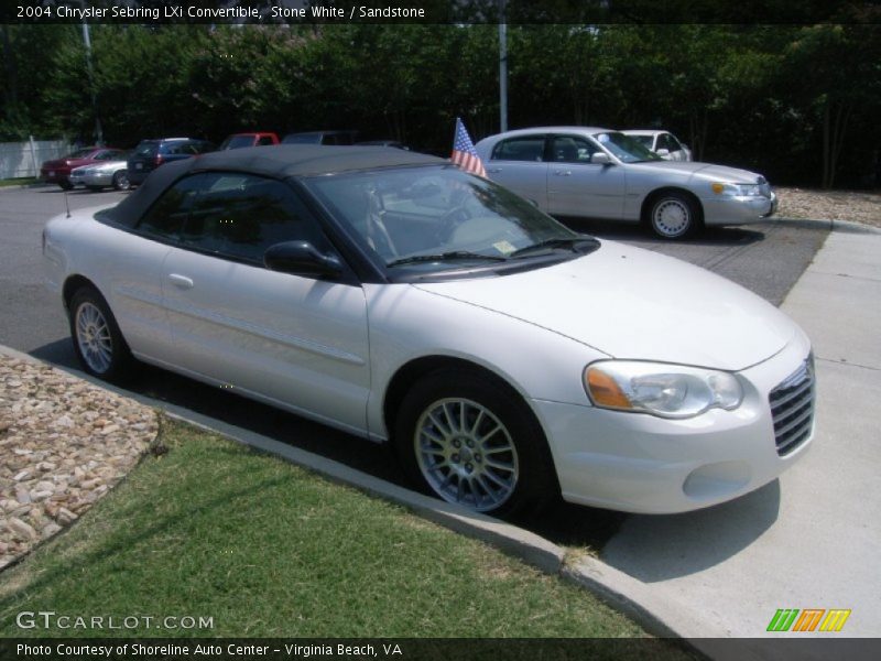 Stone White / Sandstone 2004 Chrysler Sebring LXi Convertible