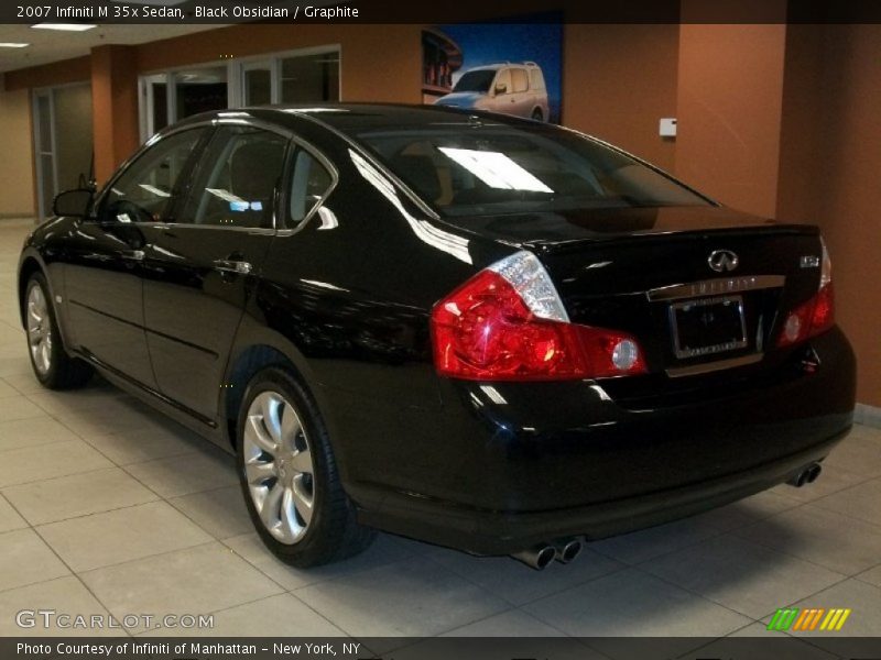 Black Obsidian / Graphite 2007 Infiniti M 35x Sedan