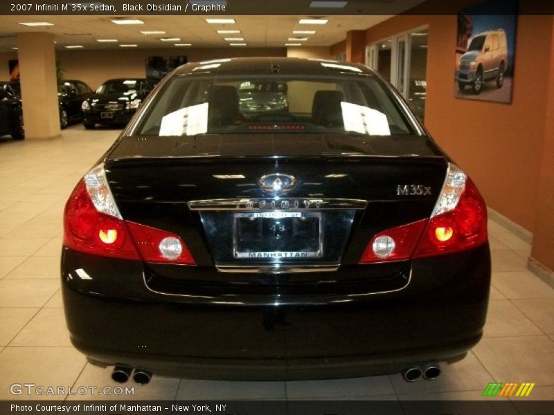 Black Obsidian / Graphite 2007 Infiniti M 35x Sedan