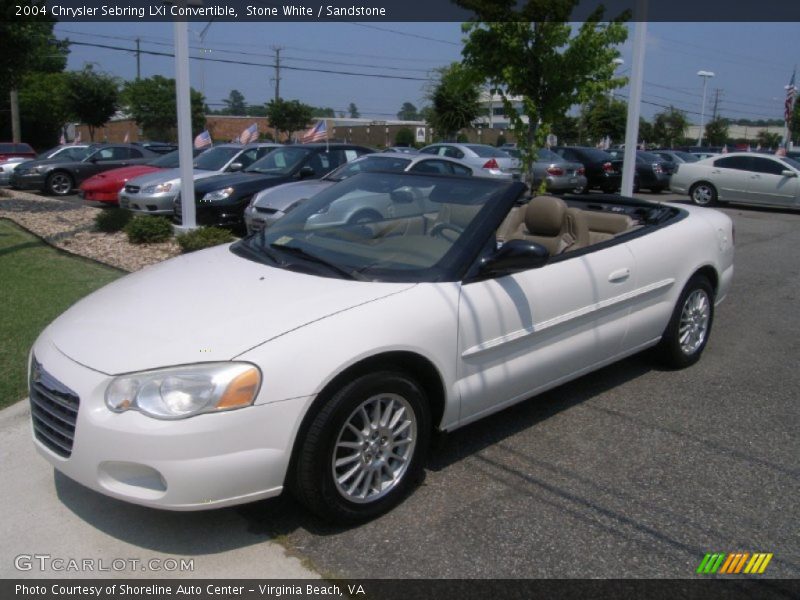 Stone White / Sandstone 2004 Chrysler Sebring LXi Convertible