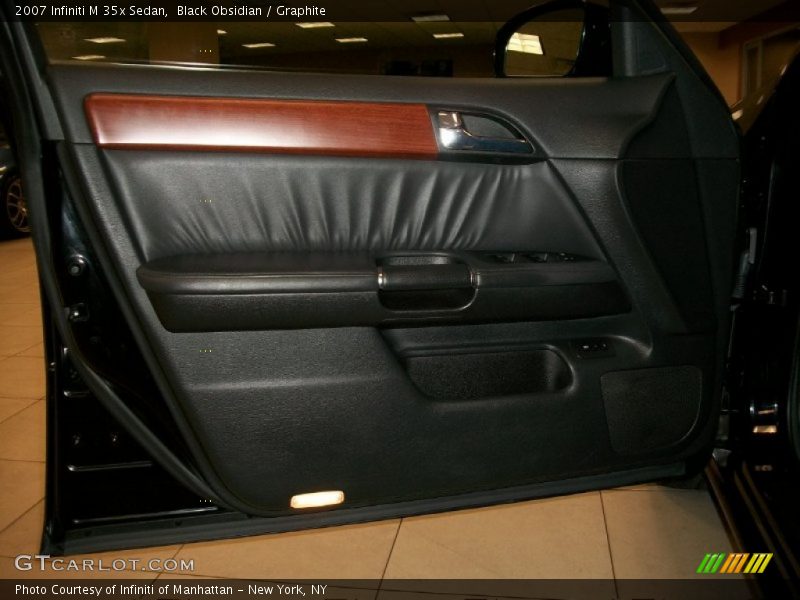Black Obsidian / Graphite 2007 Infiniti M 35x Sedan