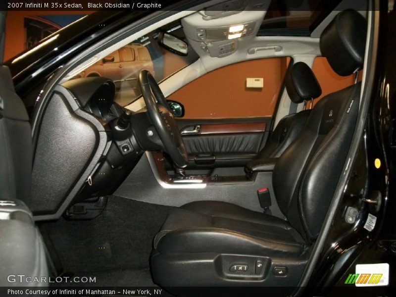 Black Obsidian / Graphite 2007 Infiniti M 35x Sedan