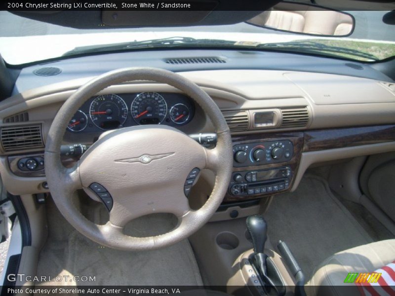 Stone White / Sandstone 2004 Chrysler Sebring LXi Convertible