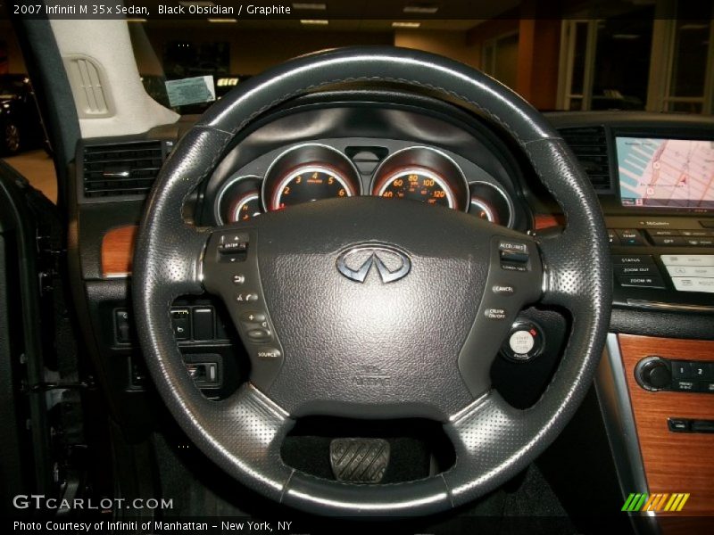 Black Obsidian / Graphite 2007 Infiniti M 35x Sedan