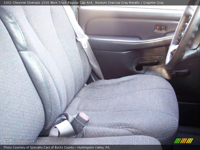 Medium Charcoal Gray Metallic / Graphite Gray 2002 Chevrolet Silverado 1500 Work Truck Regular Cab 4x4