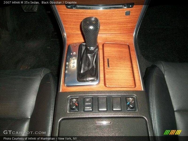 Black Obsidian / Graphite 2007 Infiniti M 35x Sedan