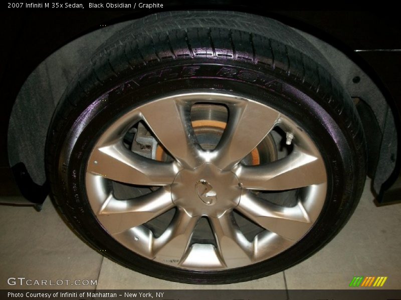 Black Obsidian / Graphite 2007 Infiniti M 35x Sedan
