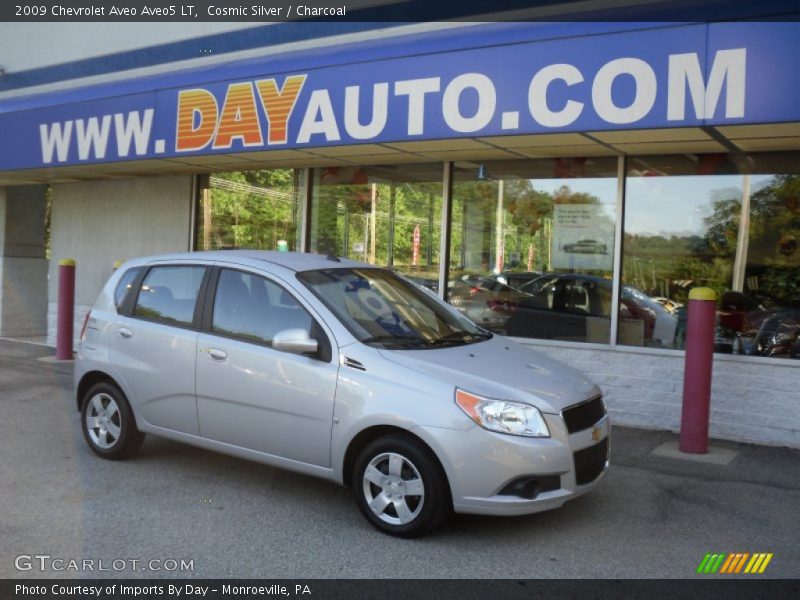 Cosmic Silver / Charcoal 2009 Chevrolet Aveo Aveo5 LT