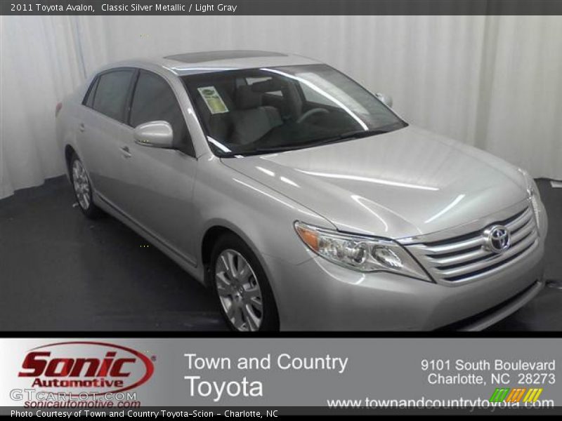Classic Silver Metallic / Light Gray 2011 Toyota Avalon