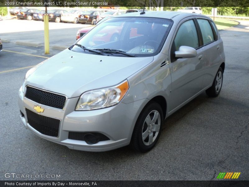 Cosmic Silver / Charcoal 2009 Chevrolet Aveo Aveo5 LT