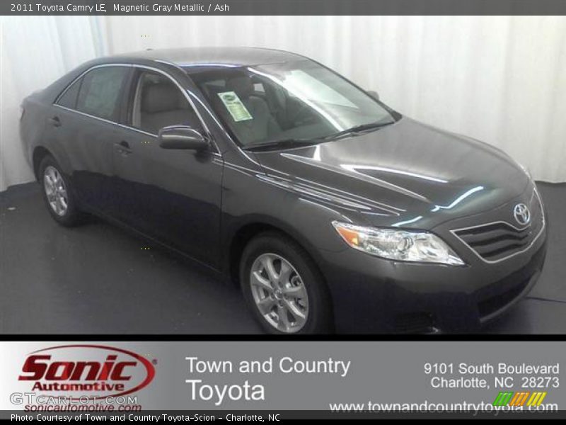 Magnetic Gray Metallic / Ash 2011 Toyota Camry LE