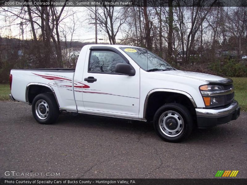 Summit White / Medium Pewter 2006 Chevrolet Colorado Regular Cab