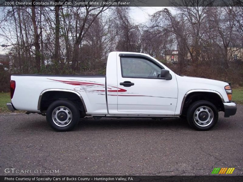 Summit White / Medium Pewter 2006 Chevrolet Colorado Regular Cab