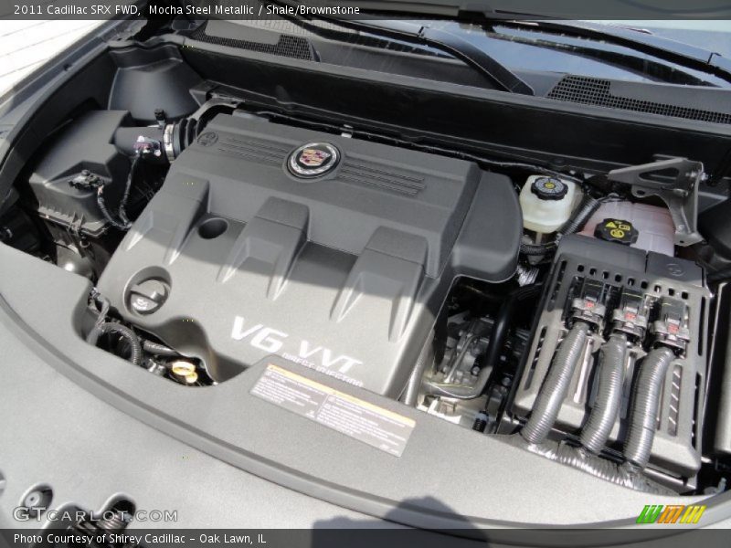 Mocha Steel Metallic / Shale/Brownstone 2011 Cadillac SRX FWD