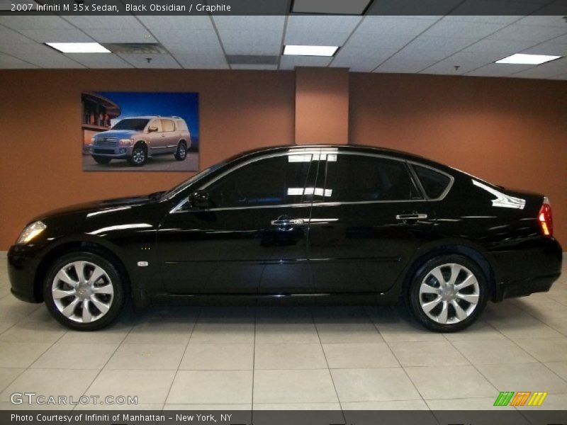 Black Obsidian / Graphite 2007 Infiniti M 35x Sedan
