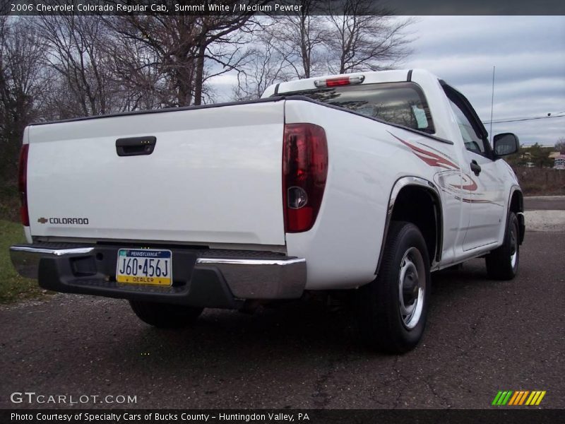 Summit White / Medium Pewter 2006 Chevrolet Colorado Regular Cab