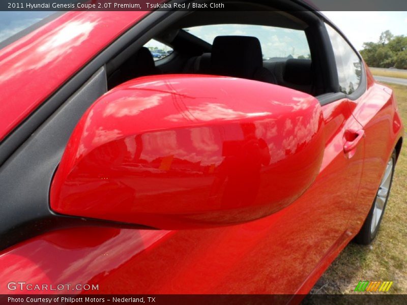 Tsukuba Red / Black Cloth 2011 Hyundai Genesis Coupe 2.0T Premium