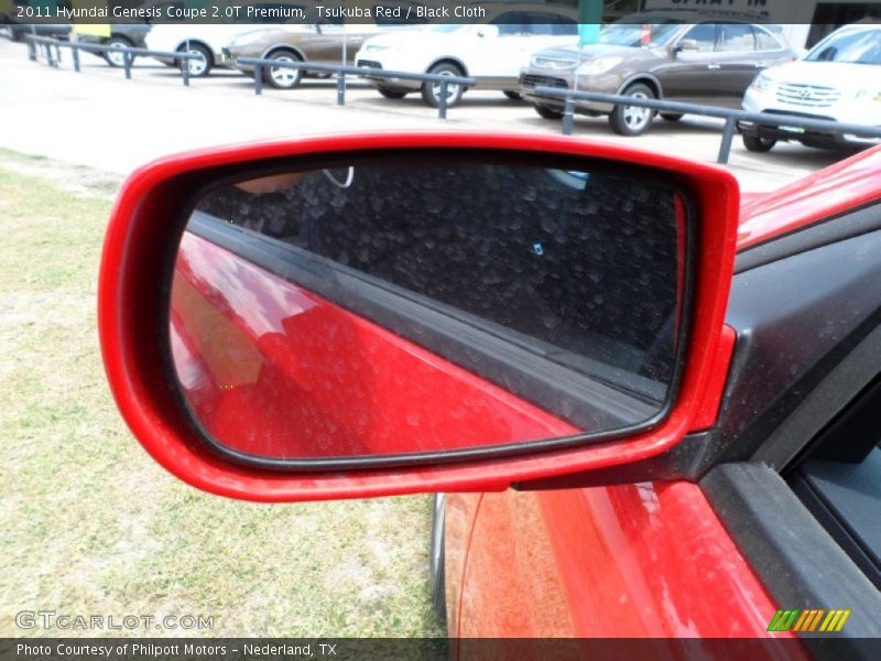 Tsukuba Red / Black Cloth 2011 Hyundai Genesis Coupe 2.0T Premium