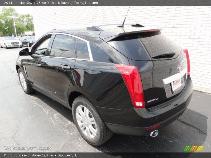 Black Raven / Ebony/Titanium 2011 Cadillac SRX 4 V6 AWD