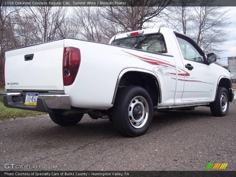 Summit White / Medium Pewter 2006 Chevrolet Colorado Regular Cab