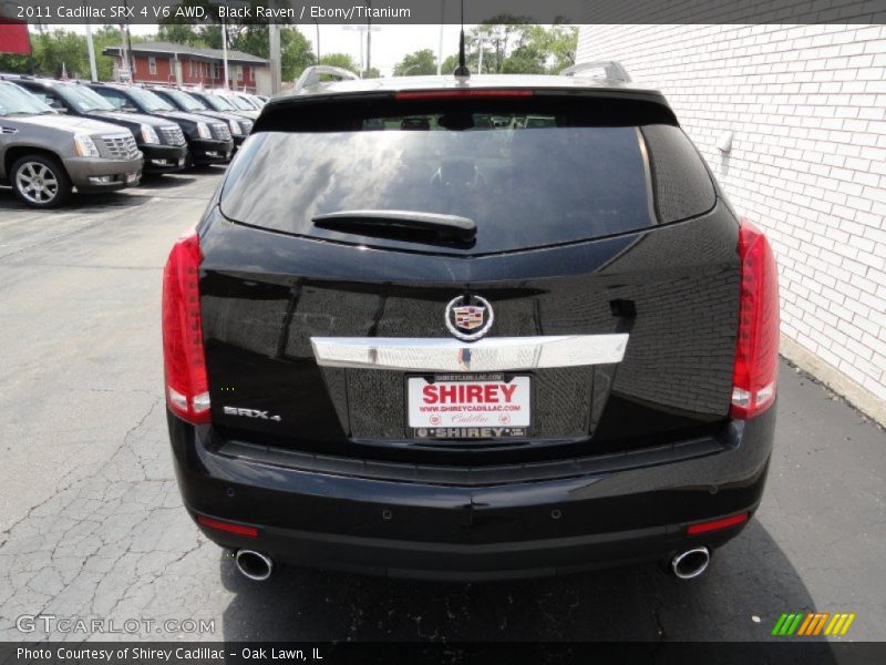 Black Raven / Ebony/Titanium 2011 Cadillac SRX 4 V6 AWD