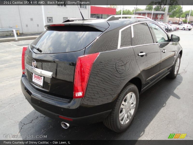 Black Raven / Ebony/Titanium 2011 Cadillac SRX 4 V6 AWD