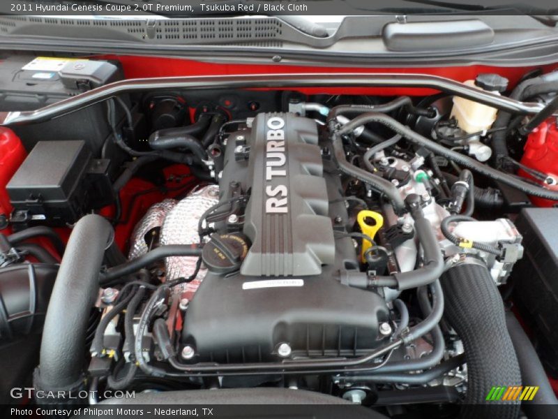  2011 Genesis Coupe 2.0T Premium Engine - 2.0 Liter Turbocharged DOHC 16-Valve CVVT 4 Cylinder