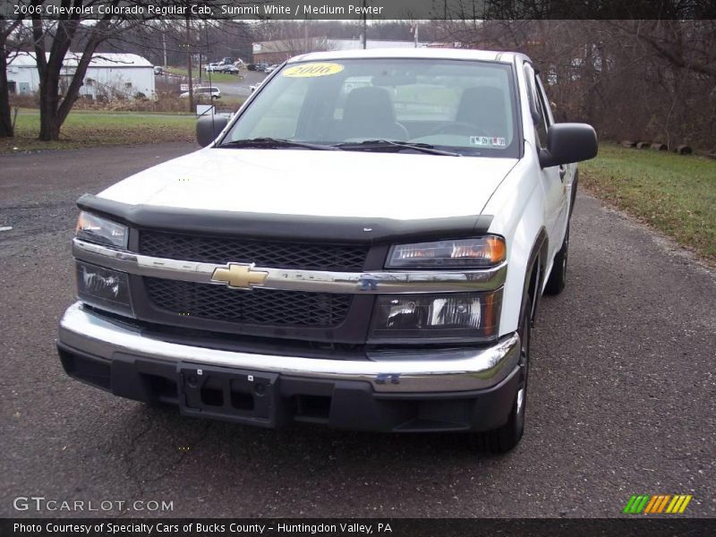 Summit White / Medium Pewter 2006 Chevrolet Colorado Regular Cab