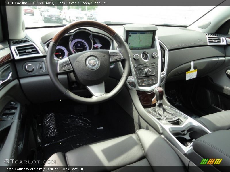 Black Raven / Ebony/Titanium 2011 Cadillac SRX 4 V6 AWD